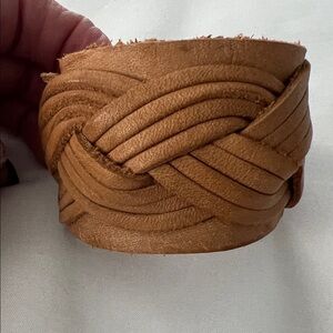 Braided Leather Cuff